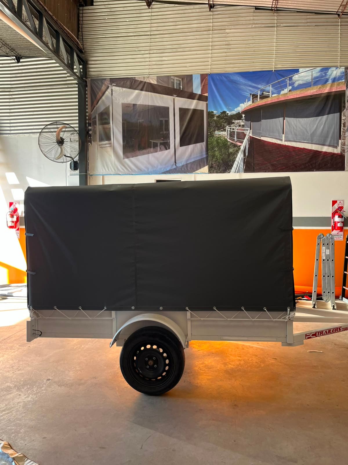 Cobertor de lona para trailer a medida cordoba 1